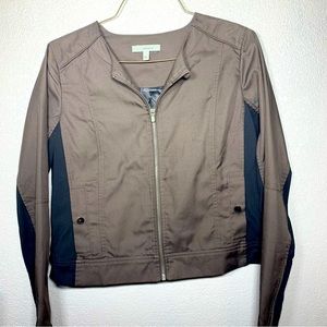 Athleta Brown Black Travel Blazer Jacket Large